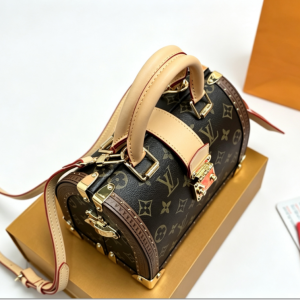 Louis Vuitton Speedy Trunk 20 Monogram Canvas Handbag