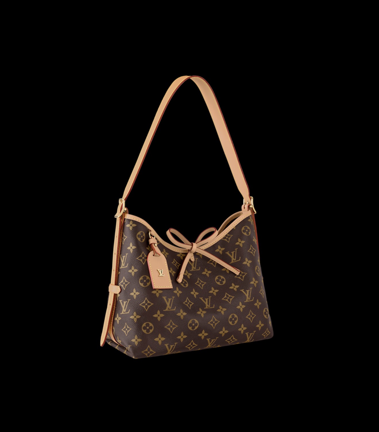 Louis Vuitton Carryall MM Monogram Canvas Hobo Bag - 图片 2