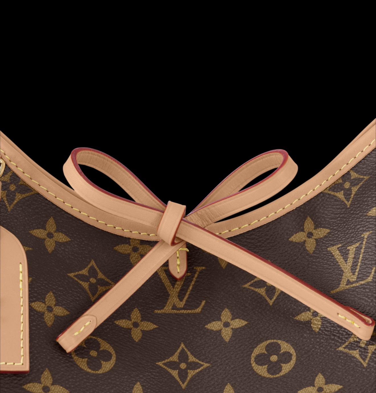Louis Vuitton Carryall MM Monogram Canvas Hobo Bag - 图片 6
