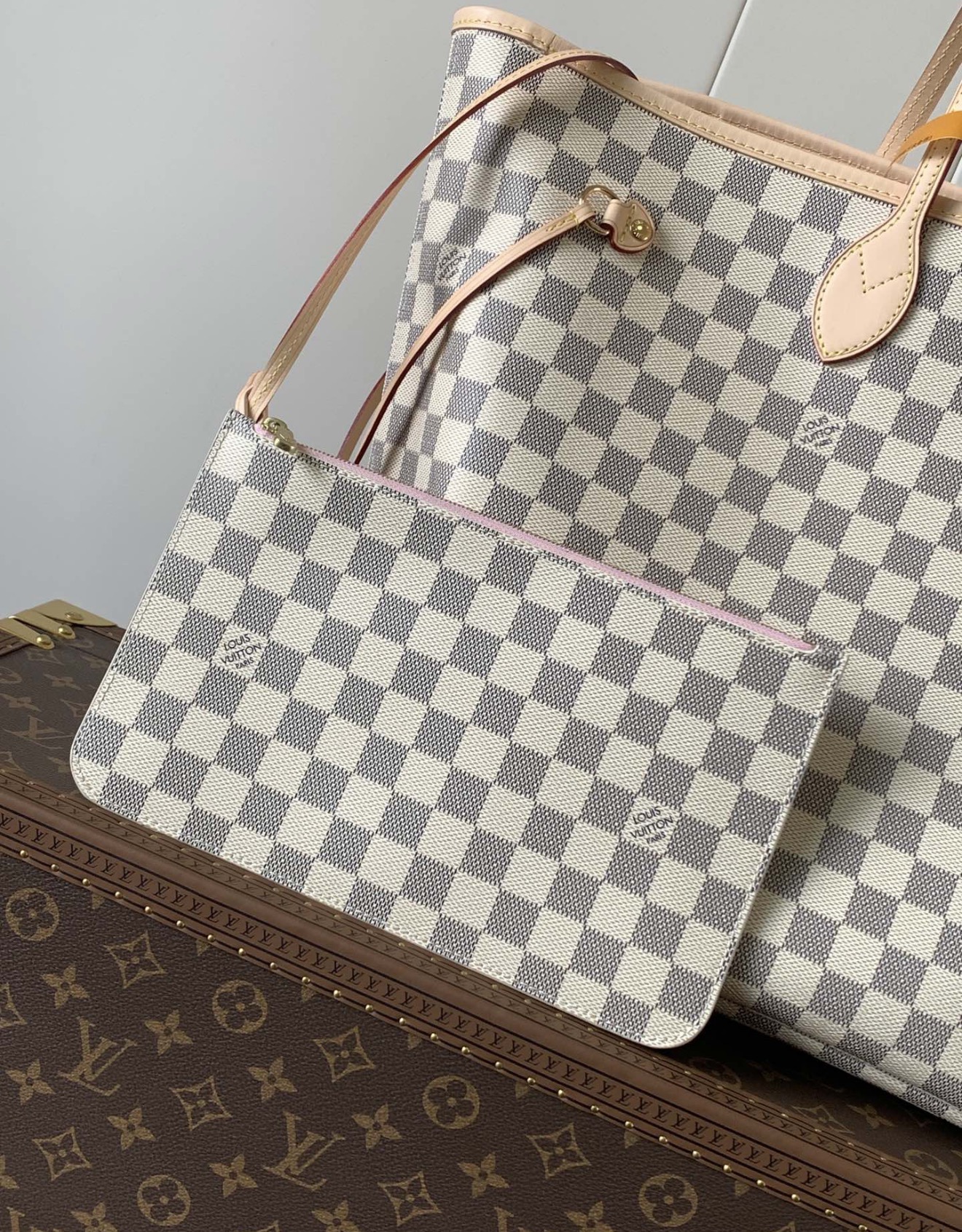 Louis Vuitton Neverfull MM Damier Azur Canvas - 图片 5